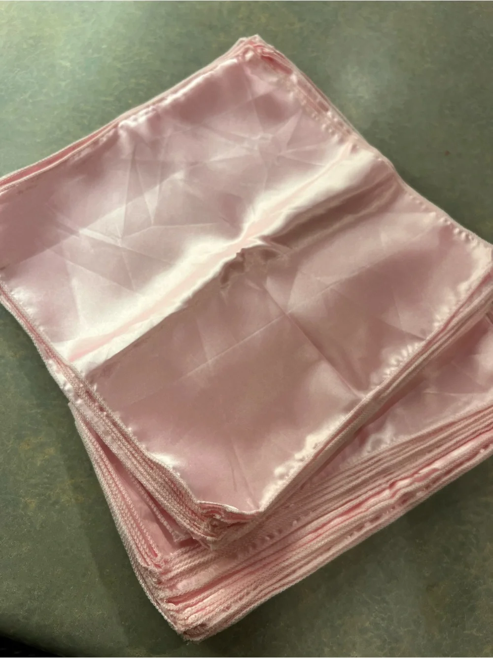 Personalized Pink Satin Bow Place Setting Accent